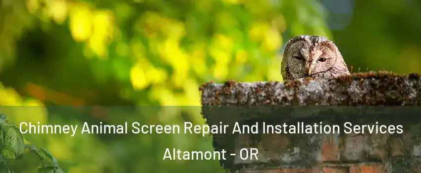  Chimney Animal Screen Repair And Installation Services Altamont - OR