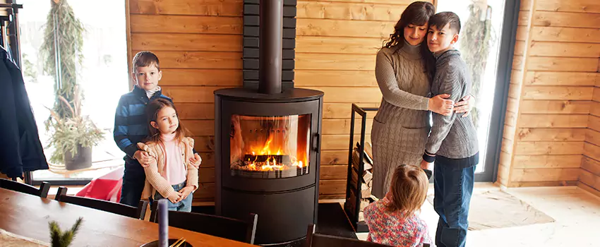 Morso Cast Iron Fireplace Insert Installation in Altamont, Oregon